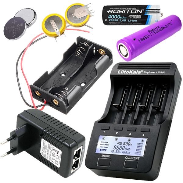 Источники питания и батарейные отсеки