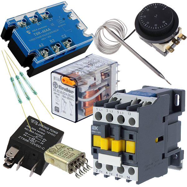 Реле, контакторы